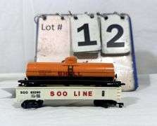 BACHMANN HO-SCALE ORANGE SHELL 1 HATCH TANKER CAR W/ HO-SCALE, MODEL TRAIN GONDOLA CAR, 500 LINE RAI