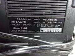 LOT: (1) HITACHI CASSETTE RECORDER, (1) CALIFONE AUDIO STATION