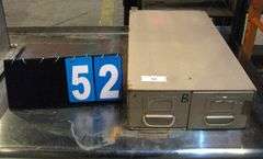 2-DRAWER METAL INDEX CARD CABINET