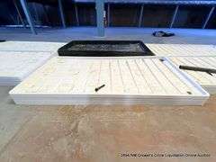 5 - BOTANICARE 4'X8' WHITE MOBILE RACK TRAY - 5 X MONEY