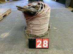 SPOOL: 8 AWG COPPER WIRE - GROSS WEIGHT 212 LBS