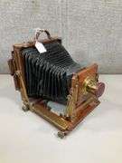 THE NATIONAL CAMERA STEREO W/ WOODEN TRIPOD