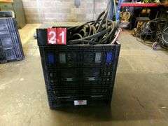 SMALL BLACK TUB: COPPER WIRE - CONTENTS ONLY - NET WEIGHT 211 LBS