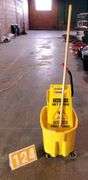 COMMERCIAL WAE BREAK MOP BUCKET W/ WRINGER/MOP
