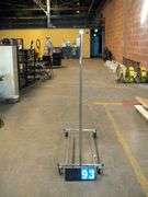 HEAVY DUTY COLLAPSIBLE CHROME GARMENT RACK