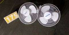 HURRICANE SUPREME 16IN. WALL MOUNT FAN, QTY 2