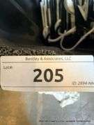 BLACK TOTE FULL OF HANGERS