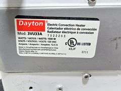 DAYTON SPACE HEATER, 3VU33A