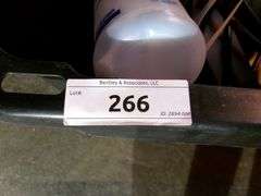 BLACK TOTE W/ MISC. ITEMS