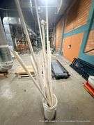 BUCKET W/ MISC. PVC PIPING