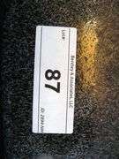 COMPUTER DESK W/ KEYBOARD AND METAL FRAME