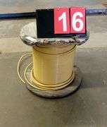SPOOL: 4 AWG COPPER WIRE - GROSS WEIGHT 118 LBS