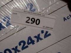 AIR FILTERS, 20X24X2, QTY 11