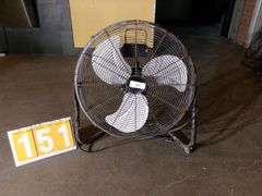 INDUSTRIAL FLOOR FAN - RUSTY