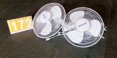 HURRICANE SUPREME 16IN. WALL MOUNT FAN, QTY 2