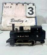 ATHEARN SDP-40 SANTA FE PASS LOCOMOTIVE, HD SCALE W/ CR ROF NJ #8 HO SCALE STEAM LOCOMOTIVE