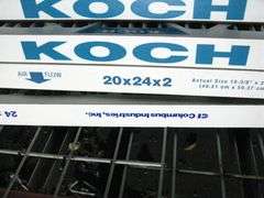 VARIOUS SIZES OF AIR FILTERS, QTY 16