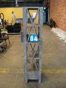 DARK WOOD GRAIN FINISH MULTI-TIERED LADDER BOOKSHELF