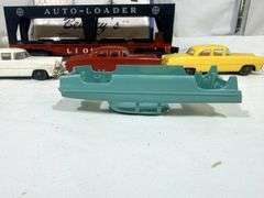 LIONEL 6414 EVANS AUTO LOADER TRAIN CAR W/ 4-AUTOMOBILES, O-GUAGE