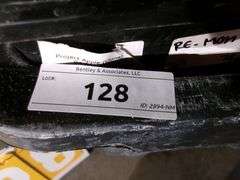 BLACK TOTE W/ MISC. QUANTUM STORAGE SYSTEMS