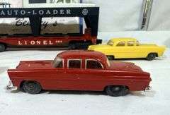 LIONEL 6414 EVANS AUTO LOADER TRAIN CAR W/ 4-AUTOMOBILES, O-GUAGE