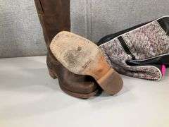 FRYE LEATHER BOOTS, 8-1/2