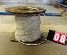 SPOOL: 4 AWG COPPER WIRE - GROSS WEIGHT 192 LBS