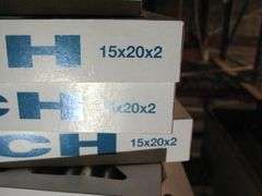 VARIOUS SIZES OF AIR FILTERS, QTY 16