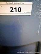 LARGE TRASH BIN FULL OF HANGERS