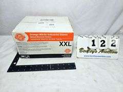 ORANGE NITRILE IND. GLOVES, SMDTON XXL
