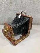 THE NATIONAL CAMERA STEREO W/ WOODEN TRIPOD