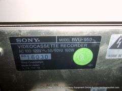 SONY COMMERCIAL VIDEO RECORDER