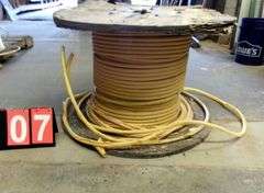 SPOOL: 4/0 AWG COPPER WIRE - GROSS WEIGHT 255 LBS