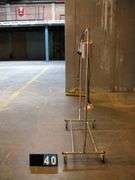 CLOTHING RACK ON WHEELS