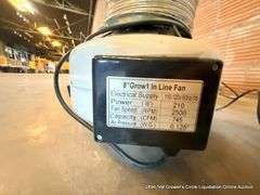 GROW 1 110-120V 8IN. INLINE FAN
