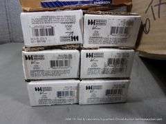 LOT: BOX-CHEMICAL FILTER SET, LAB THERMOMETER, HVAC LIMIT SWITCHES