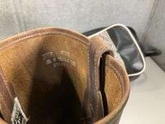 FRYE LEATHER BOOTS, 8-1/2