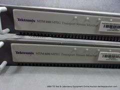 TEKTRONIX MTM400 MPE6 TRANSPORT STREAM MONITOR (2X MONEY)
