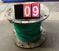 SPOOL: 6 AWG COPPER WIRE - GROSS WEIGHT 148 LBS