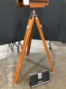 SCOVILL 622 STEREO CAMERA W/ WOODEN TRIPOD 1885