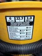 SHOP-VAC 6 GALLONS- MISSING ATTACHMENTS!
