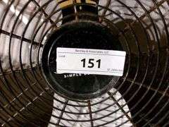 INDUSTRIAL FLOOR FAN - RUSTY