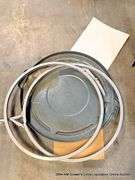 BLACK TOTE OF MISC. ITEMS