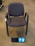 FABRIC UPHOLSTERED GUEST CHAIRS, QTY 2