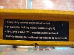 FRANKLIN HEAVY DUTY SCAFFOLD, 28-1/8W X 66-1/2L