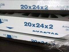 AIR FILTERS, 20X24X2, QTY 11