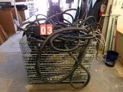 LARGE BASKET: MISC COPPER WIRE - CONTENTS ONLY - NET WEIGHT 1,169 LBS
