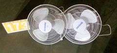 HURRICANE SUPREME 16IN. WALL MOUNT FAN, QTY 2