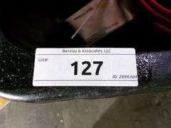 BLACK TOTE W/ MISC. ITEMS