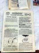 STACK: ASSORTED BACHMANN RAILROAD MANUALS, INSTRUCTIONS